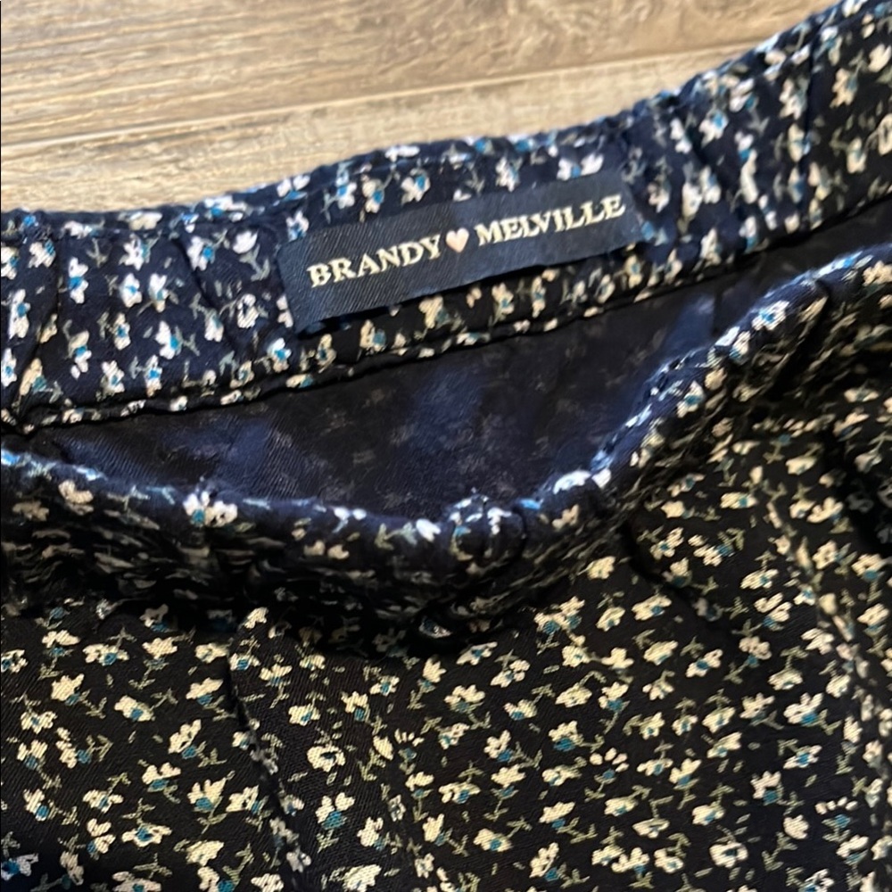 Brandy Melville A-line Black and White Maxi Skirt - Picture 2 of 5